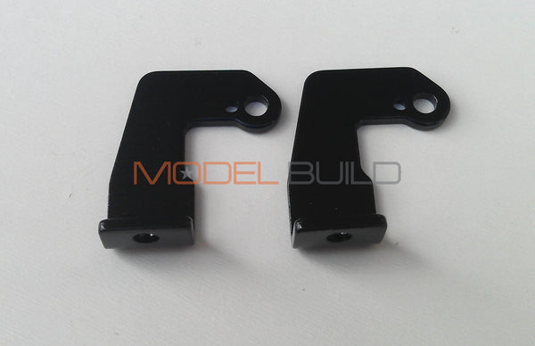 MB Aluminum Anti-Rotational Brackets (Black) (2PCS) for Tamiya Clodbuster