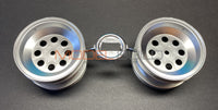 Tamiya 9335856/19335856 1/10 R/C Wild One Blockhead (58695) Metal Plated Rear Wheels